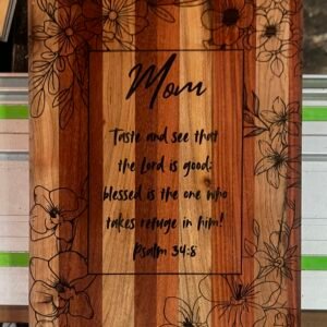 mom decorative cutting board