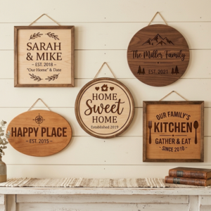 custom laser engraved sign